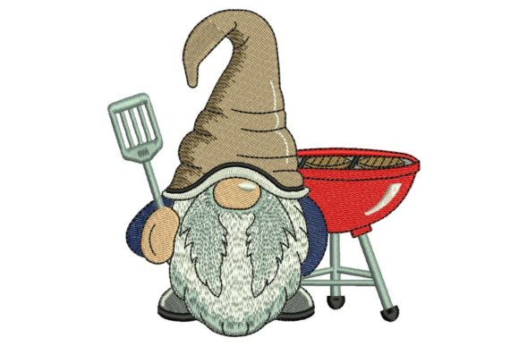 BBQ Gnome: Seasonal Embroidery Design Review