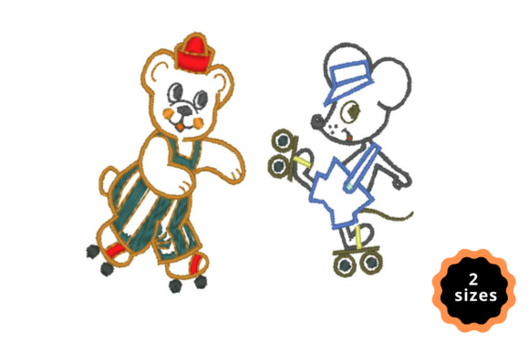 Bear and Mouse Playing Embroidery Review