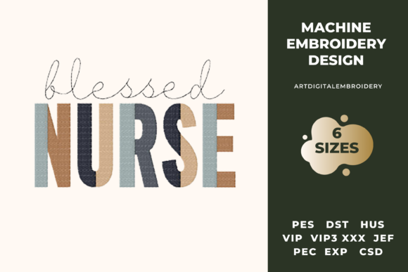 Blessed Nurse Embroidery Review
