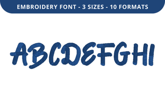 Darling Font a to I Embroidery Review