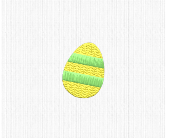 Easter Egg Striped Embroidery Review