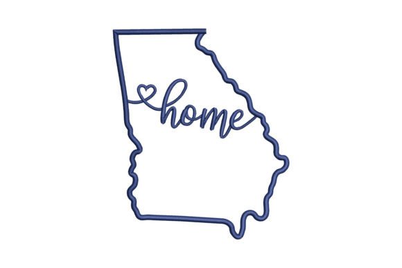 Georgia Home State of America Embroidery Review