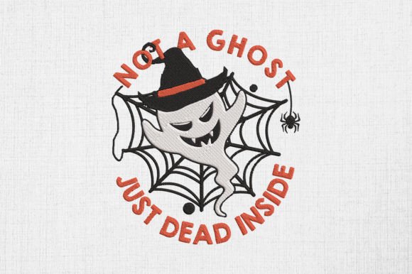Halloween Not a Ghost Just Dead Inside