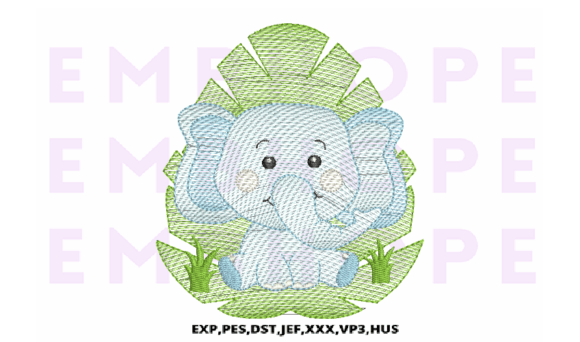 Jungle Animal Elephant Design Review for Small Business Merch