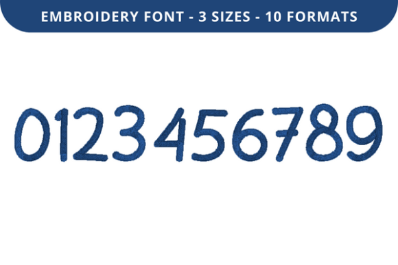 Kindred Font 0 to 9 Review for Seasonal Collections
