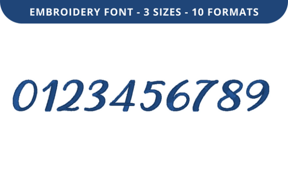 Review: Fornever Font 0 to 9 for Seasonal Embroidery