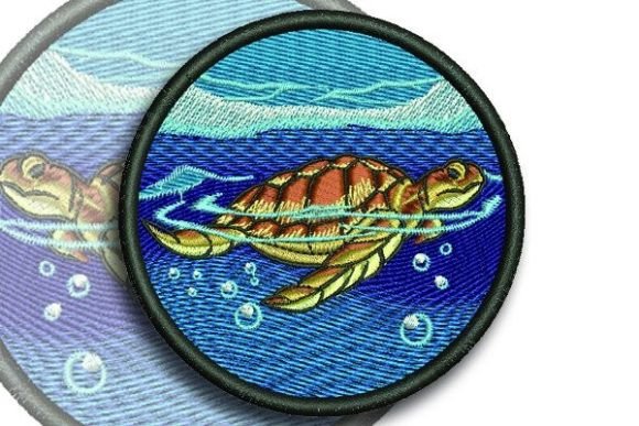 Sea Turtle Embroidery Review for Seasonal Collections