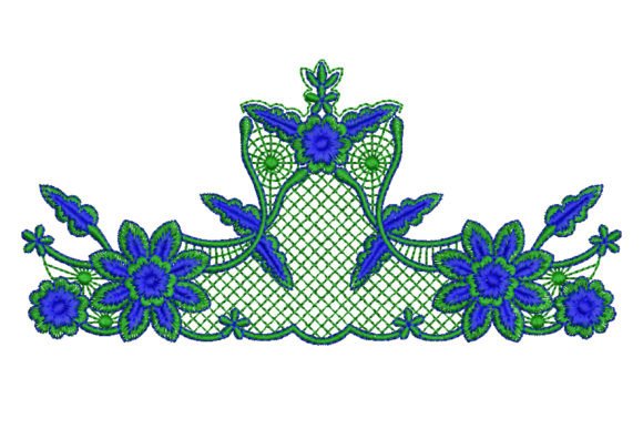 Two Blooming Flowers Embroidery Design Review